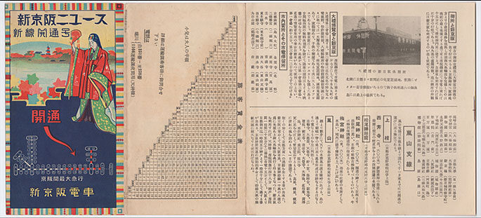 新京阪ニュース　新線開通号：昭和３年１１月